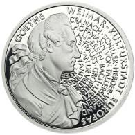 Deutschland 10 DM Silber 1999 PP Johann Wolfgang von Goethe Mzz. unserer Wahl