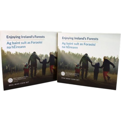Irland-3,88 Euro-2026-Stgl-Kursmünzensatz-Folder