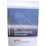 Deutschland-12xMedaille-2017-Cu-Vergoldet-Bundespräsidenten-Buch