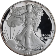 USA-1 Dollar-1986-AGpp-Silver Eagle-RS