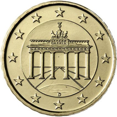 Deutschland 50 Euro-Cent 2014  Kursmünze mit Eichenzweig