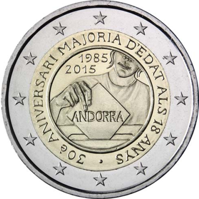 Andorra-2-Euro-2015-Volljährigkeit-bfr