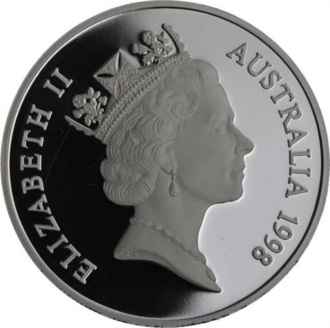 Australien-1 Dollar-1998-AGpp-Känguru-RS