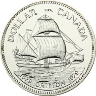 Kanada 1 Dollar Silber 1979 Segelschiff Griffon