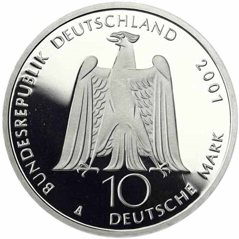 Deutschland-10-DM-Silber-2001-PP-Albert-Gustav-Lortzing-I