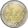 Finnland 5 Euro 2007 Unabhängigkeit -II