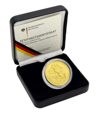 Deutschland-100-Euro-2015-Oberes-Mittelrheintal-Vorderseite