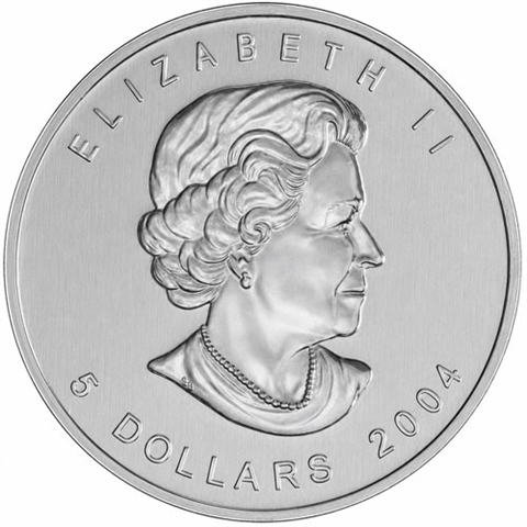 Kanada-5-Dollar-2004-1-Unze-Silber-Maple-Leaf-RS
