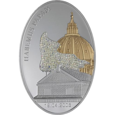 Liberia-10 Dollar-2005-AGpp-Rauch Sixtinische Kapelle-RS