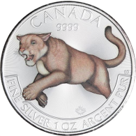 Kanada-5 Dollar-2016-AGstgl-Puma-FD-Farbe-RS