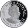 Australien-1 Dollar-2022-AGpp-Lunar III Tiger-Farbe-VS