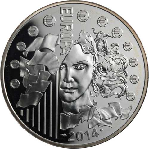 Frankreich-10Euro-2014-AGPP-Weltraumforschung-VS