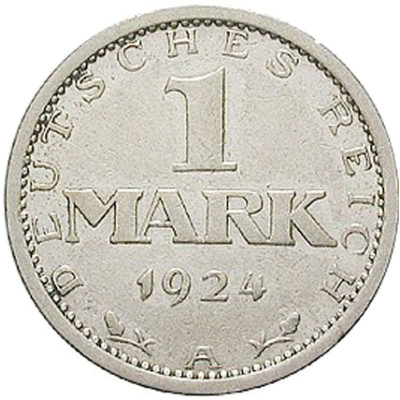 Zahlgeld der 1. deutschen Republik J.311 Rentenmark 