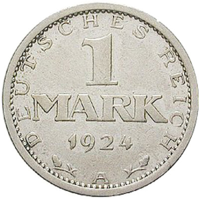 Zahlgeld der 1. deutschen Republik J.311 Rentenmark 