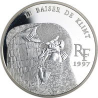 Frankreich-1,5 Euro 10 Francs-1997-AGpp-Klimt-RS