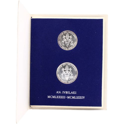 Vatikan-1500 Lire-1983-1984-stgl-Kurs-RS