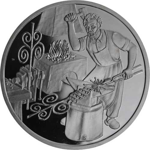 Österreich-500Schilling-1997-AGpp-Kunstschmied-Etui