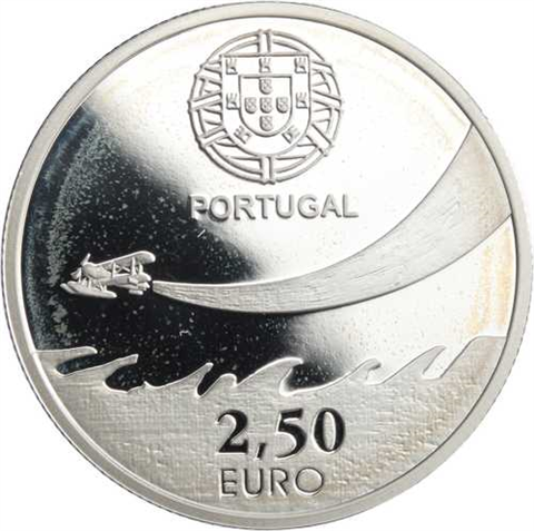 Portugal-2,5Euro-2014-PP-Luftwaffe-Etui