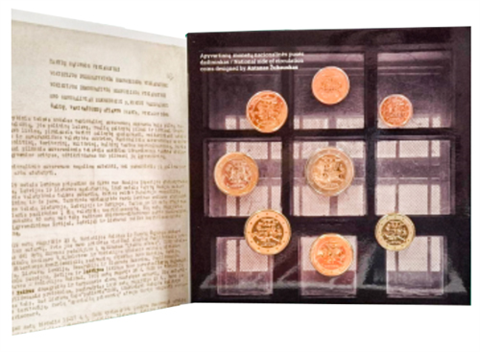 Litauen-3,88Euro-2026-Stgl-KMS-UnbewaffneterWiderstand-im-Folder-1