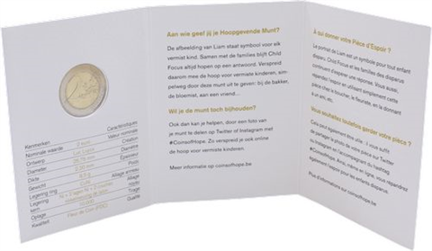 Belgien-2 Euro-2016-Stgl-Child Fokus-Coincard RS