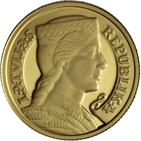 Lettland-5Latti-2003-AUpp-Trachtenmädchen-RS