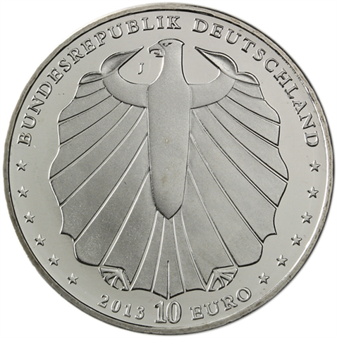 Deutschland-10Euro-2013-StglCuNi-GrimmsMärchen-Schneewittchen-RS