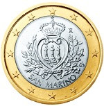 San Marino 1 Euro 2003 bfr. Staatswappen