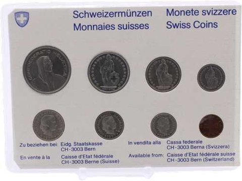 Schweiz-8,88 Franken-1977-bfr-KMS-Blister-RS
