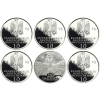 Deutschland-5x10-DM-Silber-1998-PP-300-Jahre-Frankische-Stiftungen-ADFGJ