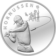 Silbermünzen 20 Schweizer Franken Hornussen