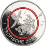 5 Euro Gedenkmünze Tropische Zone 2017 Roter Ring aus Deutschland
