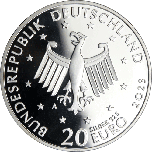 Deutschland 20 Euro 2023 PP Vicco von Bülow alias Loriot 