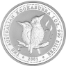 Australien-1-Unze-Silber-2001---1-Dollar-Kookaburra-RS