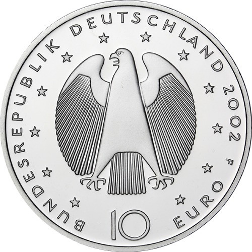 Deutschland 10 Euro 2002 PP Übergang Währungsunion