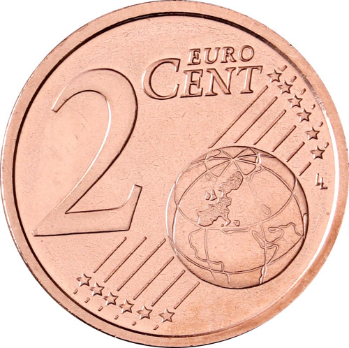 Deutschland 2 Cent 2002 bfr. Mzz. F Eichenzweig