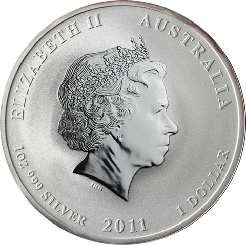 Australien-1-Dollar-2011-Agstg-1ozSilber-Hasen-RS