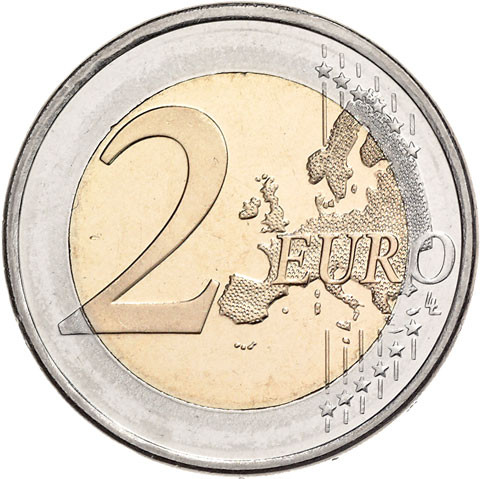 2 Euro Kursmünzen Raritäten aus San Marino Regierungspalst  und Monaco  Fürst Rainer III