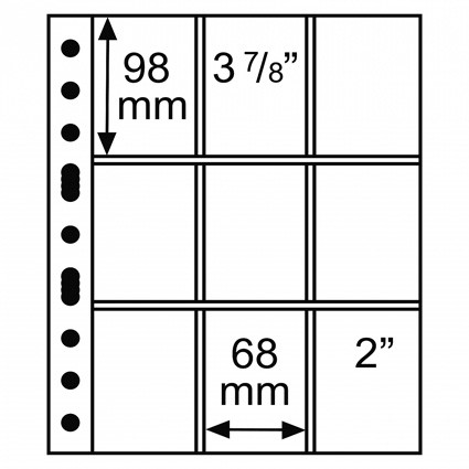  GRANDE Hüllen 3/3  5er Pack Klar  - 323456  