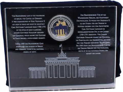 Malawi-15 Kwacha-2006-AGpp-Brandenburger Tor- Farbe-Glas II