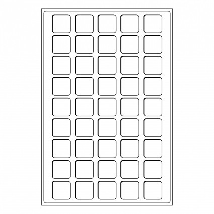 317701 -  Tableaus mit  45 Fächern bis 31 mm 2er Set  Zubehoer 