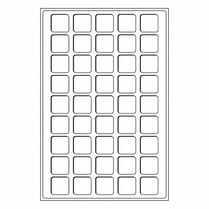 317701 -  Tableaus mit  45 Fächern bis 31 mm 2er Set  Zubehoer 