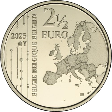 Belgien-2,5 Euro-2025-Messingstgl-Street Art-RS