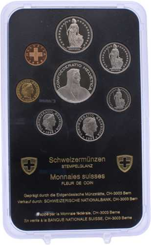 Schweiz-8,86 Franken-1986-Stgl-KMS-RS