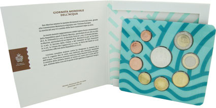 San-Marino-8,88-Euro-2017-Stglmit-5-Euro-Weltwassertag-im-Folder-offen