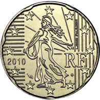 Frankreich-20-Cent-2010-Kursmünze-I