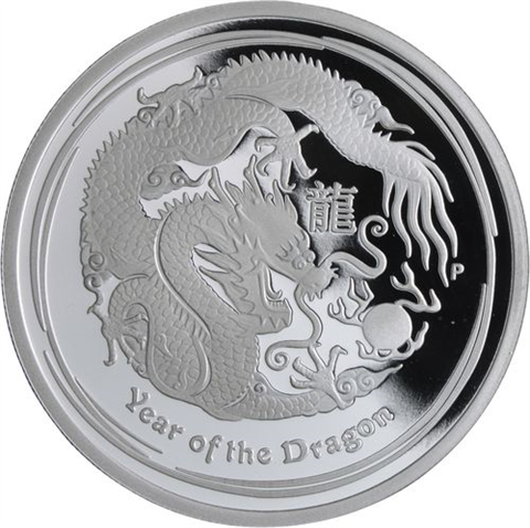 Australien-50 Cent-2012-AGpp-Lunar II Drache-RS
