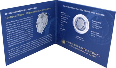 Deutschland-20 Euro-2025-AGpp-Elly Heuss-Knapp-RS