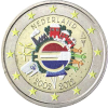 Niederlande 2 Euro 2012 stgl. Bargeld in Farbe