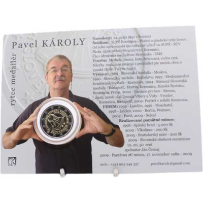 Slowakei-2 Euro-2009-bfr-Freiheit und Demokratie Pavel Karoly-Coincard-VS