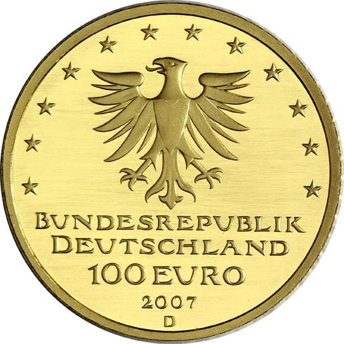 1/2 Oz Gold kaufen - Deutschland 100 Euro 2007 Lübeck